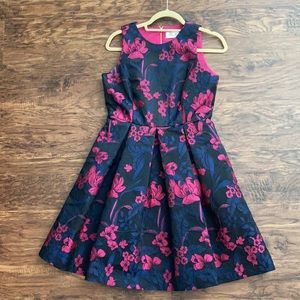 Eliza J A-Line Floral Cocktail Dress, Size 8